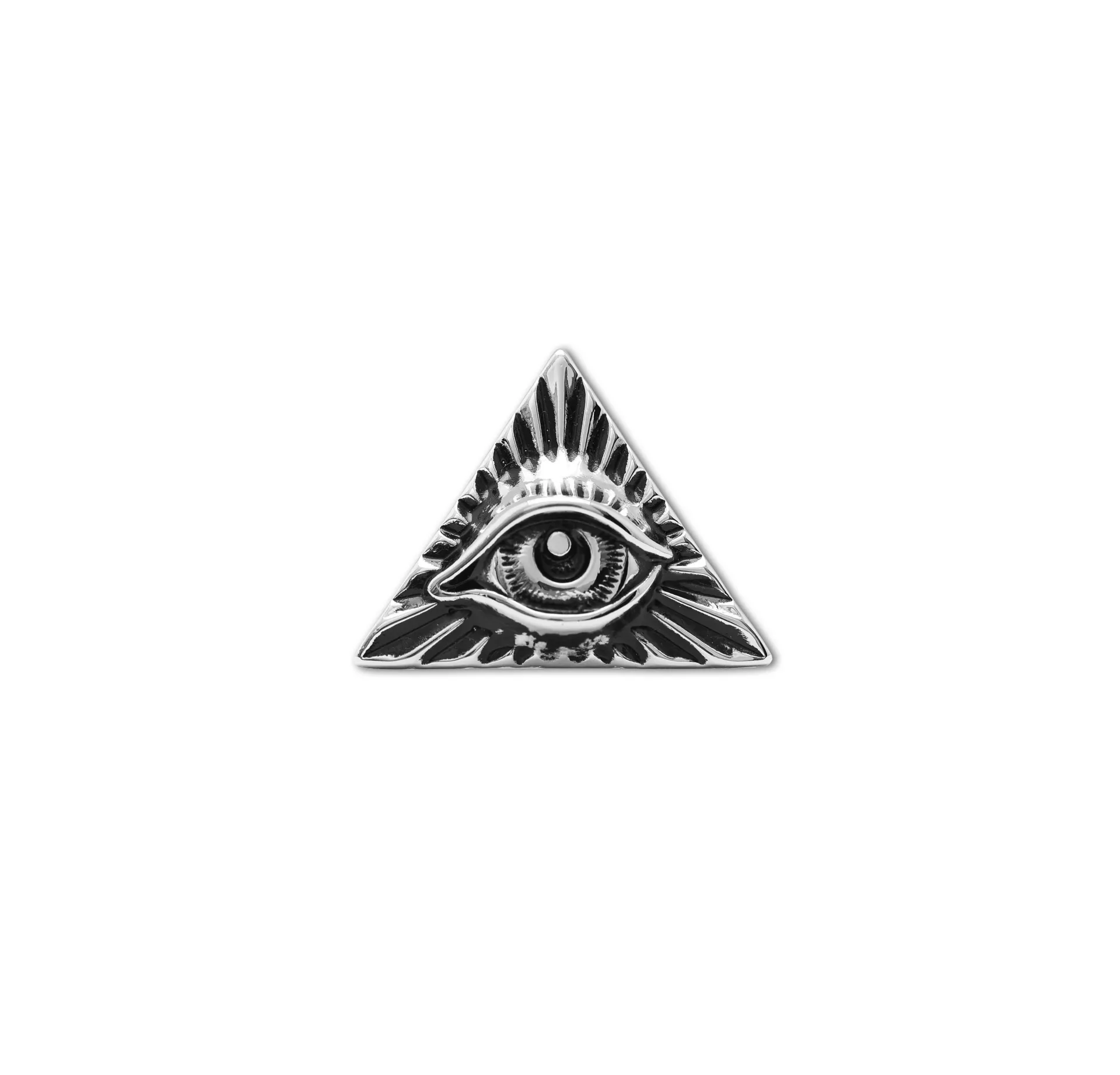 Anel All Seeing Eye Prateado